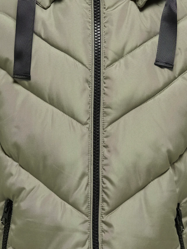 KIDS ONLY Steppjacke »KOGSKYLAR HOOD JACKET VD OTW« mit Kapuze Langjacke mit abnehmbarer Kapuze