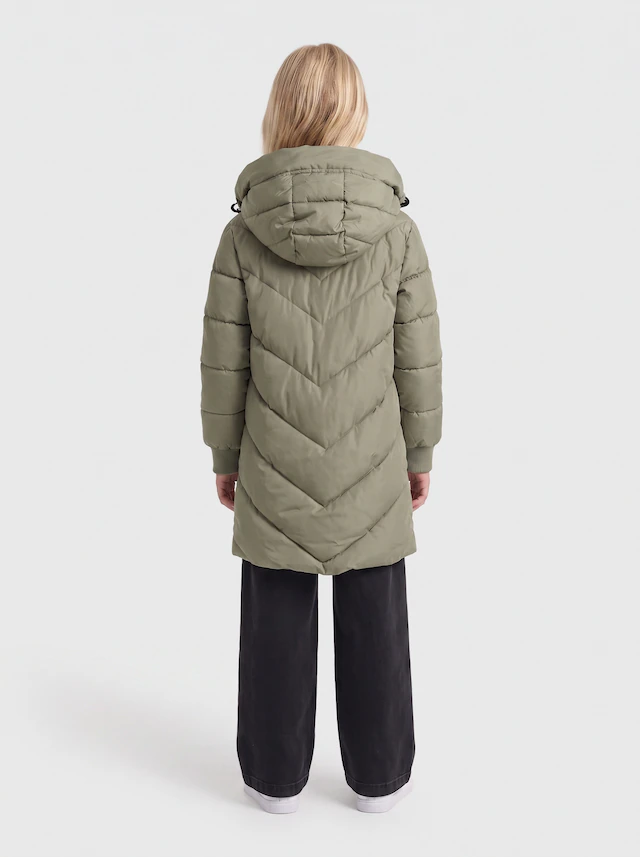 KIDS ONLY Steppjacke »KOGSKYLAR HOOD JACKET VD OTW« mit Kapuze Langjacke mit abnehmbarer Kapuze
