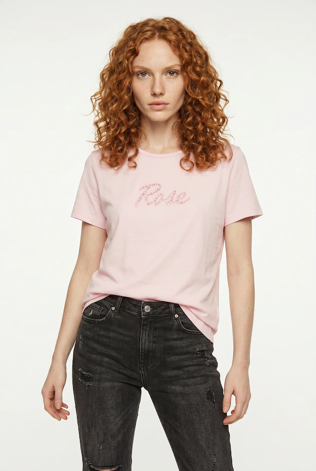 Vero Moda Kurzarmshirt »VMMIRANDA SIF SS TOP BOX JRS« Baumwolle, regular fit