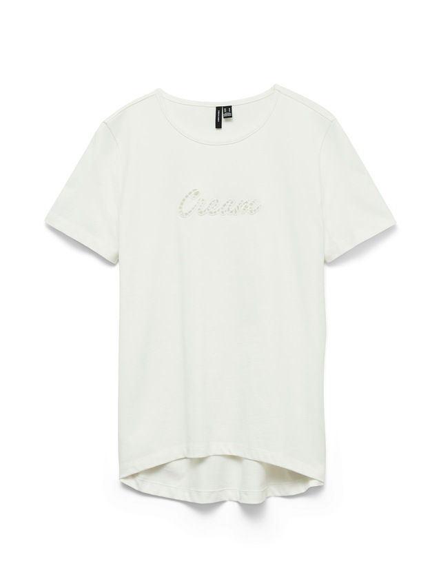 Vero Moda Kurzarmshirt »VMMIRANDA SIF SS TOP BOX JRS« Baumwolle, regular fit