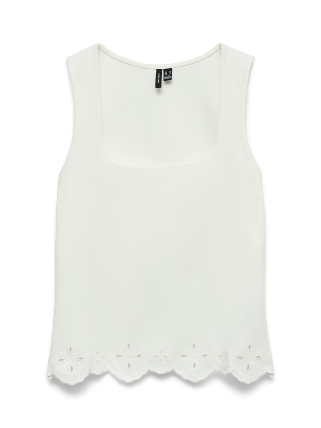 Vero Moda Spitzentop »VMLOUISE SL SQUARE NECK TOP JRS« Baumwolle, regular fit