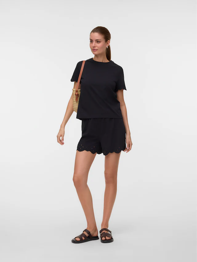 Vero Moda Shorts »VMLOUISE HW SHORTS« Baumwolle, regular fit