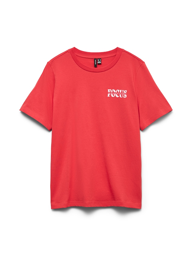 Vero Moda Kurzarmshirt »VMHEIDI PAULINA SS TOP BOX JRS« Baumwolle, regular fit