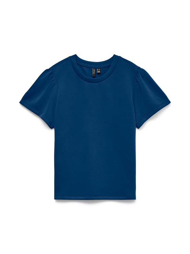 Vero Moda Kurzarmshirt »VMELLA SS O-NCK TOP JRS« Viskosemischung, regular fit