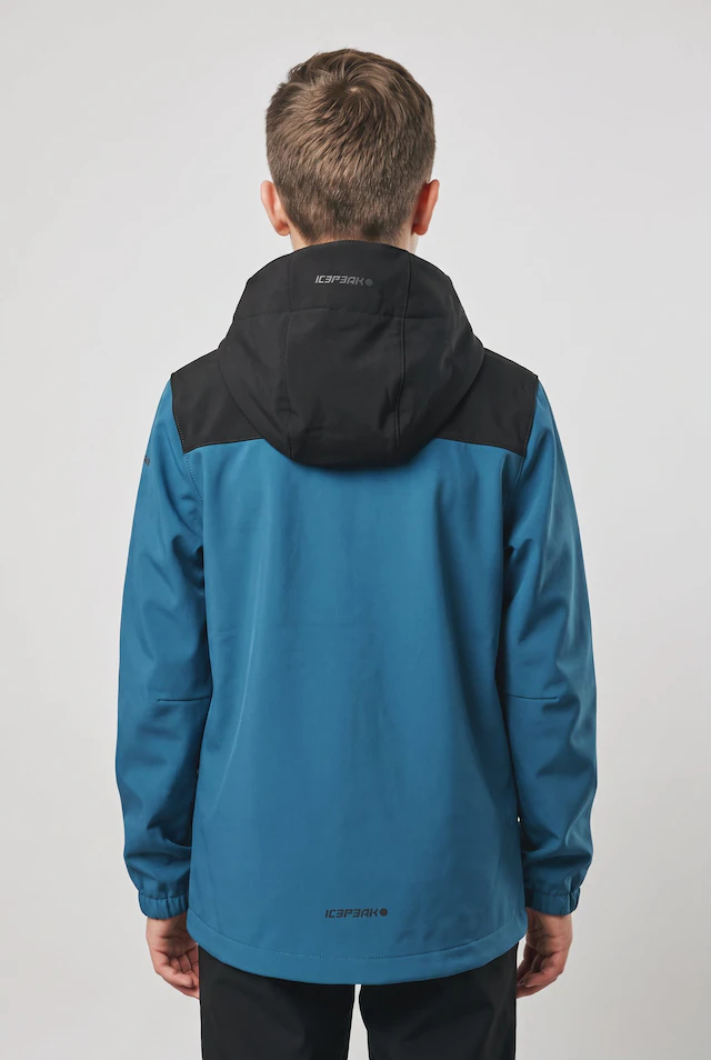 Icepeak Softshelljacke »ICEPEAK KONAN JR« mit Kapuze Reißverschlusstaschen, atmungsaktiv, winddicht, wasserabweisend