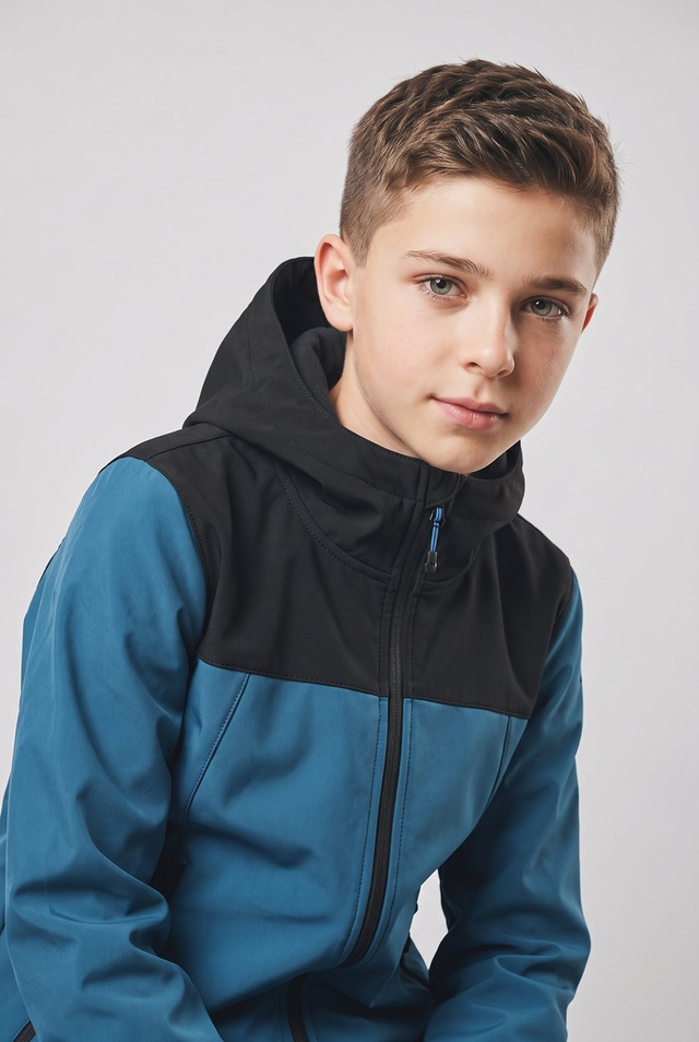 Icepeak Softshelljacke »ICEPEAK KONAN JR« mit Kapuze Reißverschlusstaschen, atmungsaktiv, winddicht, wasserabweisend