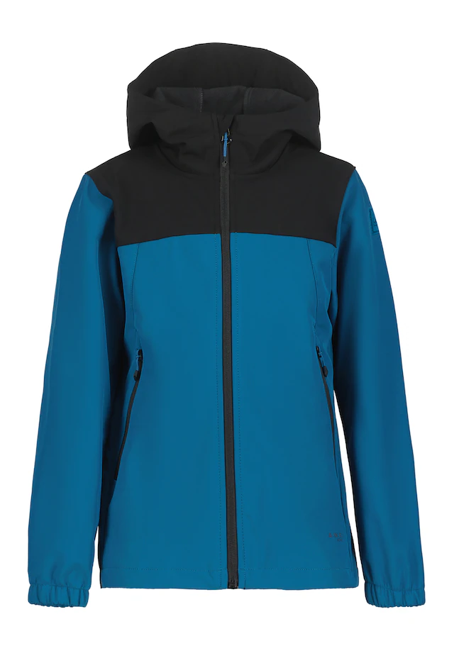 Icepeak Softshelljacke »ICEPEAK KONAN JR« mit Kapuze Reißverschlusstaschen, atmungsaktiv, winddicht, wasserabweisend