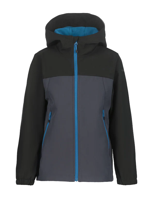 Icepeak Softshelljacke »ICEPEAK KONAN JR« mit Kapuze Reißverschlusstaschen, atmungsaktiv, winddicht, wasserabweisend