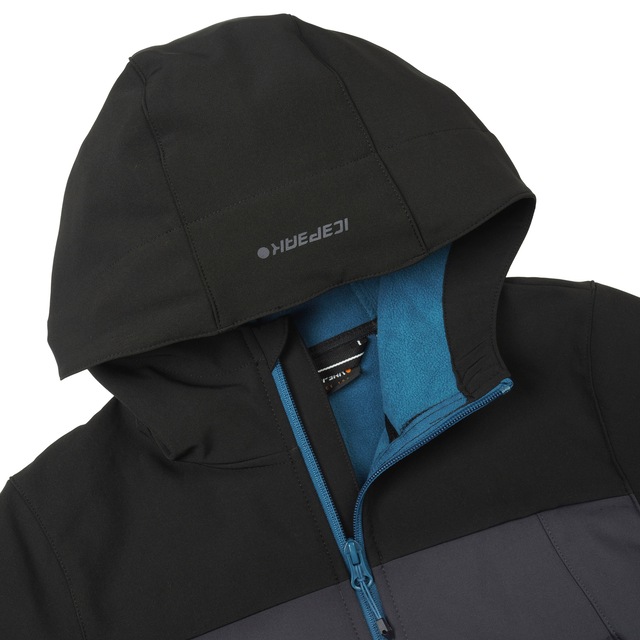 Icepeak Softshelljacke »ICEPEAK KONAN JR« mit Kapuze Reißverschlusstaschen, atmungsaktiv, winddicht, wasserabweisend