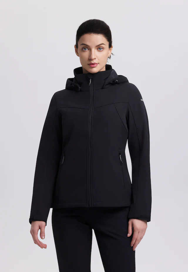 Icepeak Softshelljacke »ICEPEAK BRENHAM« mit Kapuze Winddicht & Wasserabweisend & Atmungsaktiv