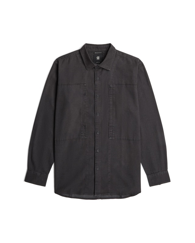 G-STAR Langarmshirt »Panelled Pocket Regular Shirt«