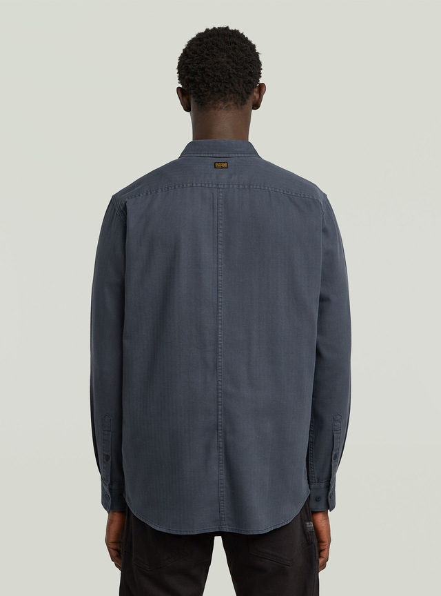 G-STAR Langarmshirt »Panelled Pocket Regular Shirt«