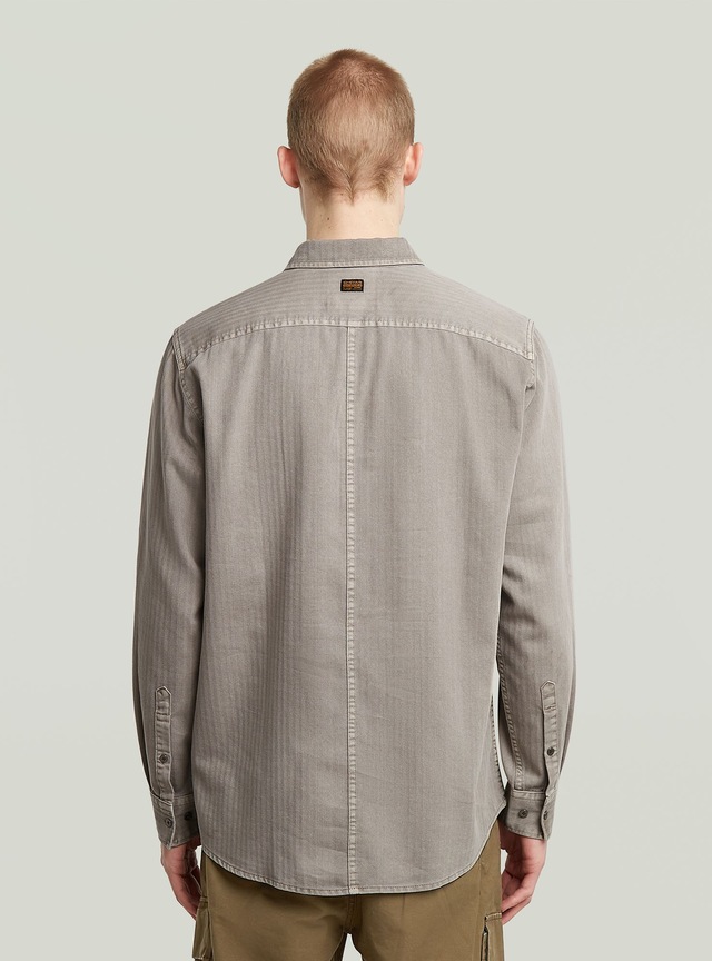 G-STAR Langarmshirt »Panelled Pocket Regular Shirt«
