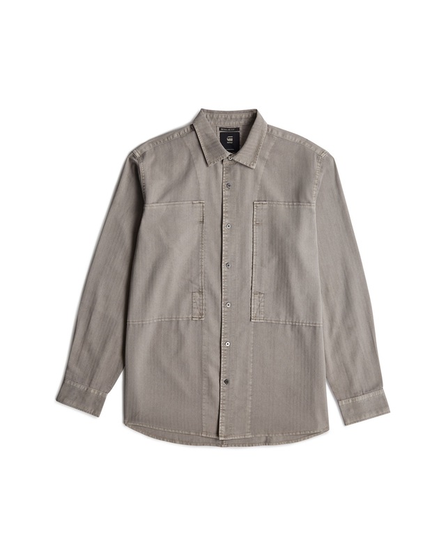 G-STAR Langarmshirt »Panelled Pocket Regular Shirt«