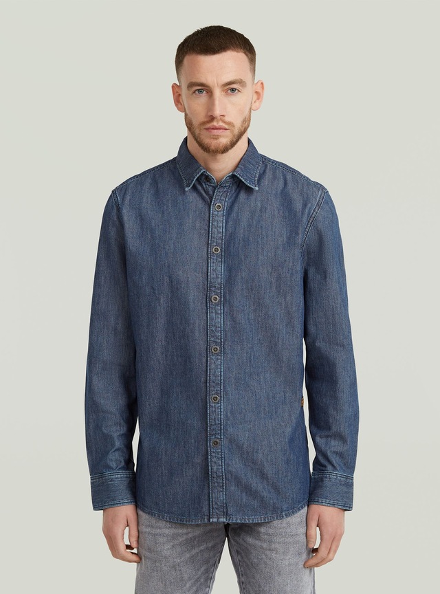 G-STAR Langarmshirt »Clean Slim Hemd«