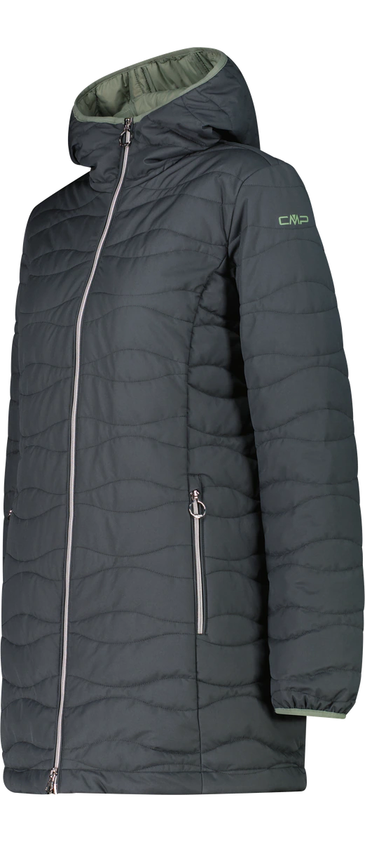 CMP Steppmantel »WOMAN PARKA FIX HOOD« mit Kapuze, aus Polyester