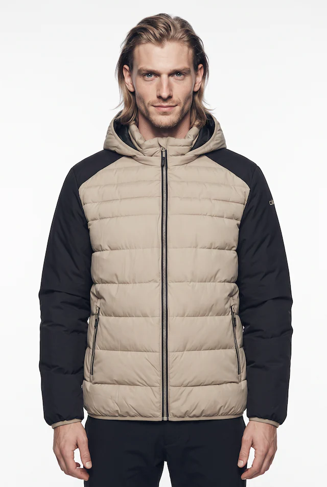 CMP Steppjacke »MAN JACKET SNAPS HOOD« mit Kapuze Clima Protect®, Sorona® Flock, wasserabweisend
