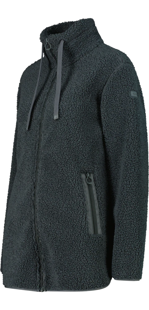 CMP Fleecejacke »WOMAN LONG JACKET« lange Jackenform, aus Polyester, auch in großen Größen