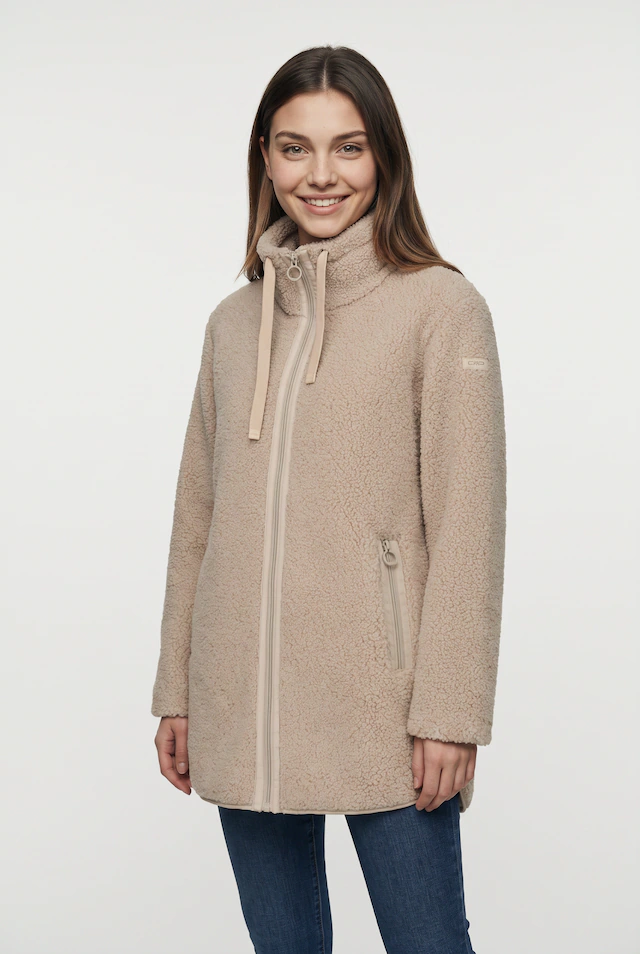 CMP Fleecejacke »WOMAN LONG JACKET« lange Jackenform, aus Polyester, auch in großen Größen