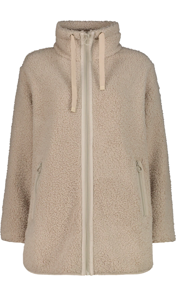 CMP Fleecejacke »WOMAN LONG JACKET« lange Jackenform, aus Polyester, auch in großen Größen