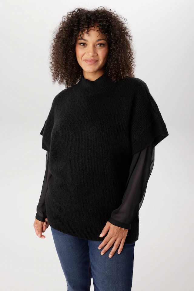 Aniston PLUS Pullunder im Rippstrickmuster - NEUE KOLLEKTION