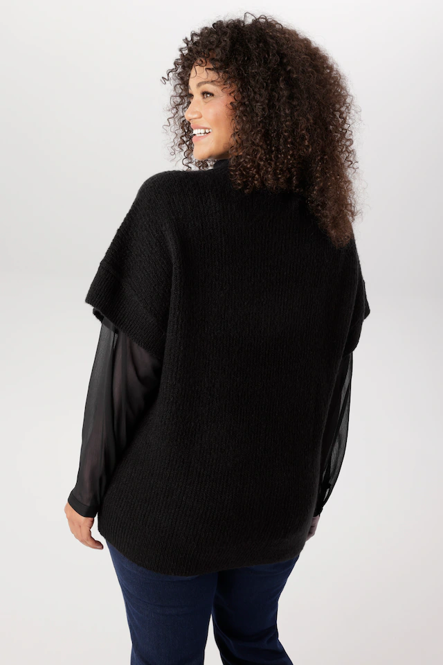 Aniston PLUS Pullunder im Rippstrickmuster - NEUE KOLLEKTION