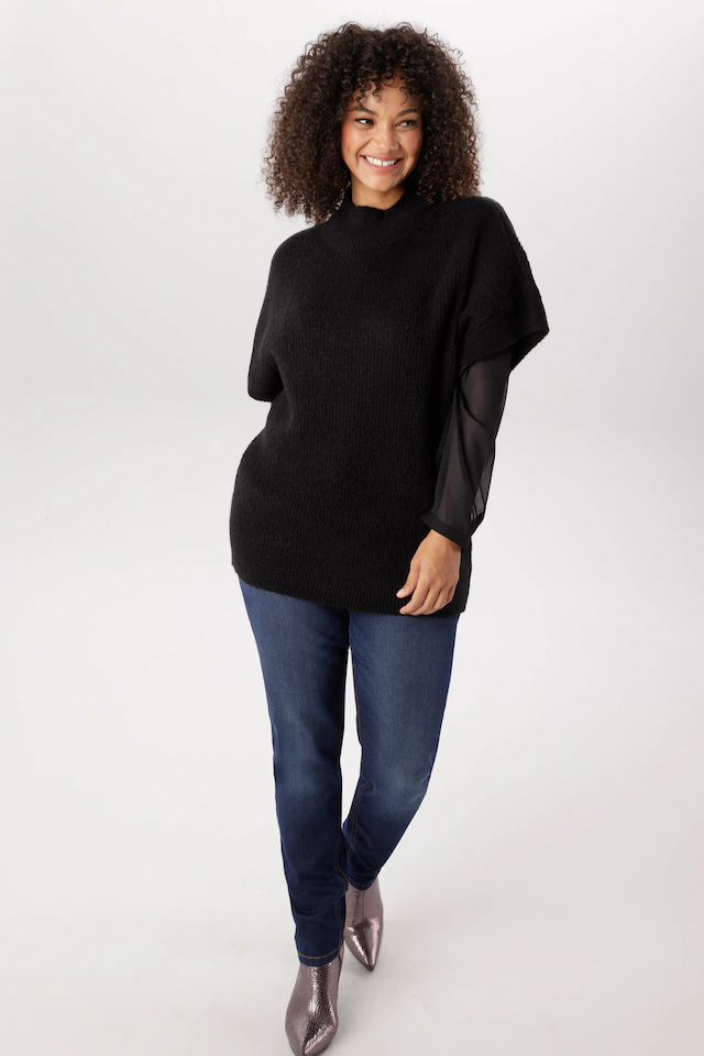 Aniston PLUS Pullunder im Rippstrickmuster - NEUE KOLLEKTION