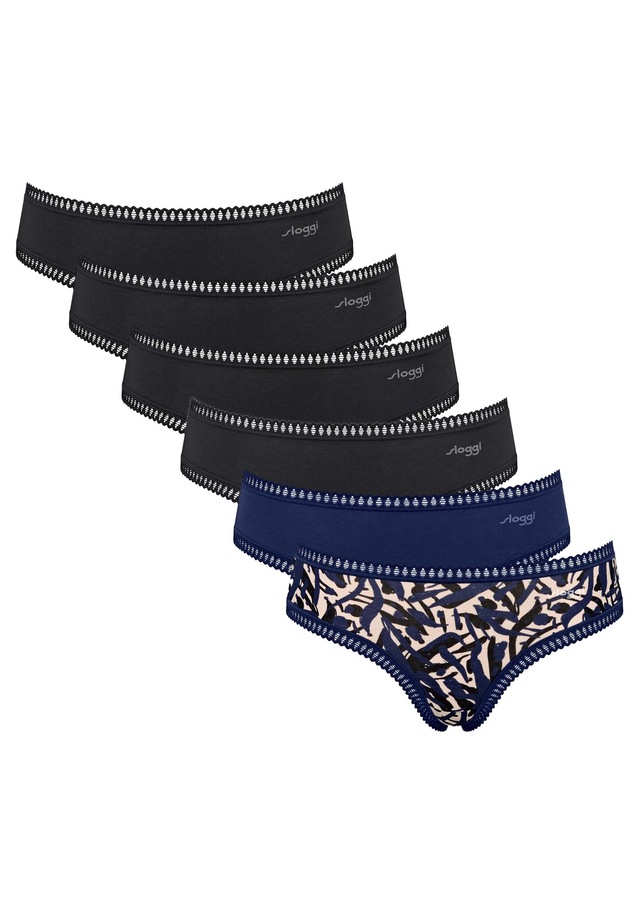 sloggi Slip »Slip GO Crush Hipster C6P 6er Pack«