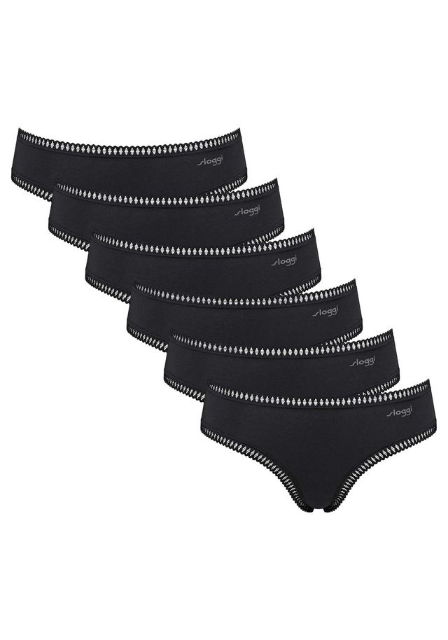 sloggi Slip »Slip GO Crush Hipster C6P 6er Pack«