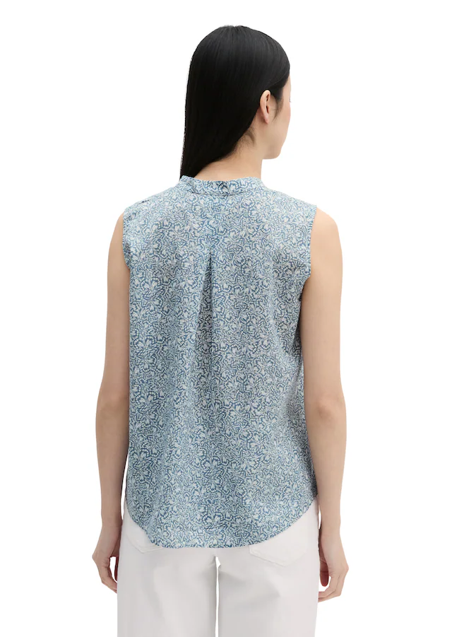 Marc O'Polo Blusentop loose aus bedrucktem Baumwoll-Voile