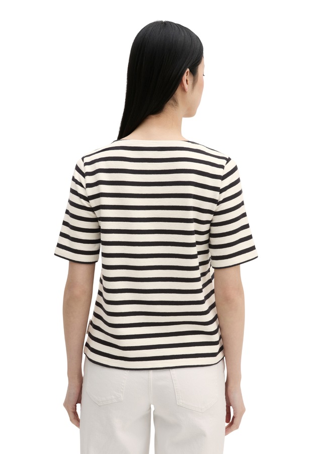 Marc O'Polo T-Shirt straight aus weichem Jersey, geringelt
