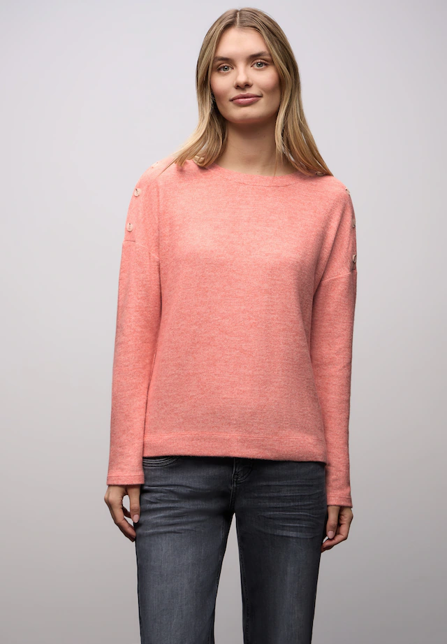 STREET ONE Langarmshirt mit Rundhalsausschnitt