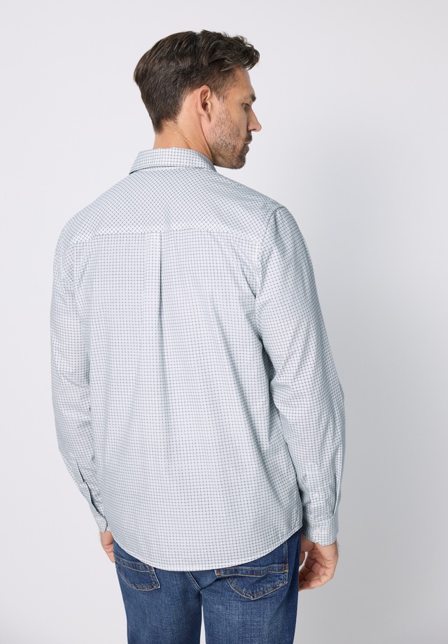 STREET ONE MEN Karohemd aus reiner Baumwolle