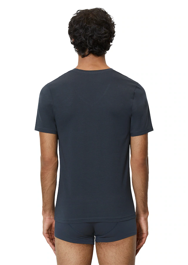 Marc O'Polo Unterziehshirt »Essentials« mit V-Ausschnitt und kurzem Arm
