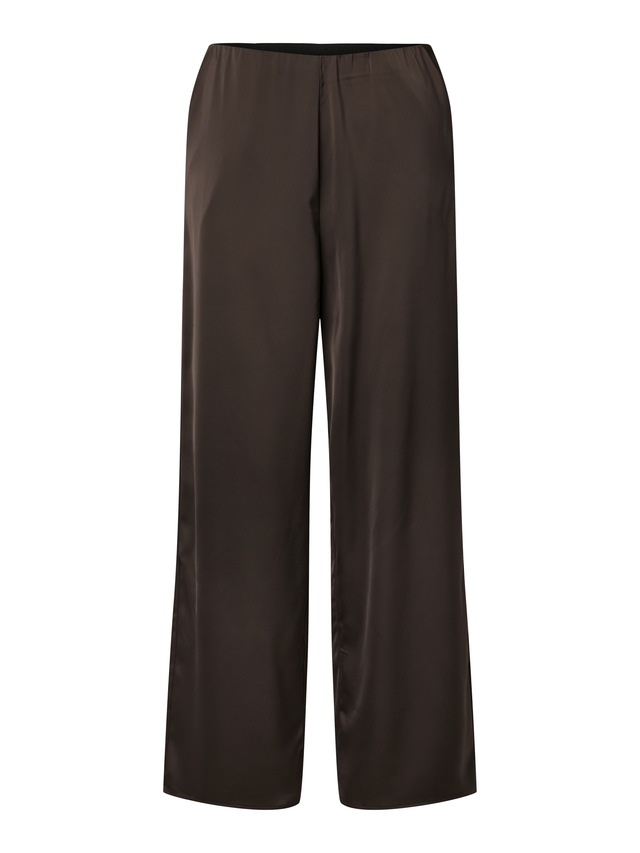 Y.A.S Anzughose »YASPELLA HW WIDE PANTS S. NOOS« mit Stretch, glänzend