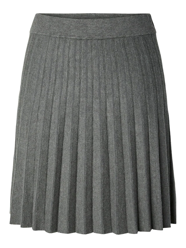 Y.A.S Strickrock »YASELENA HW PLEATED SKIRT S. NOOS« Viskosemischung