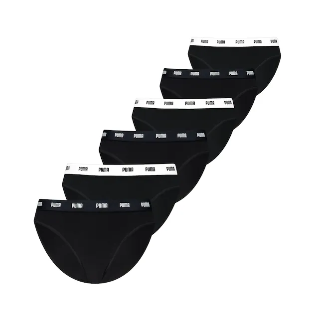 PUMA Slip »PUMA WOMEN COTTON BRIEFS« 6er Pack,