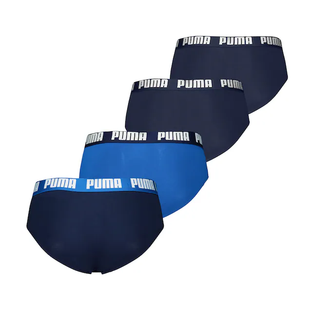PUMA Slip »PUMA MEN EVERYDAY BASIC BRIEF« 4er Pack,