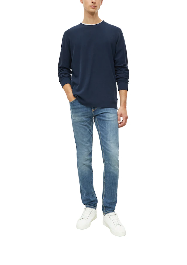 s.Oliver Langarmshirt mit Rundhalsausschnitt