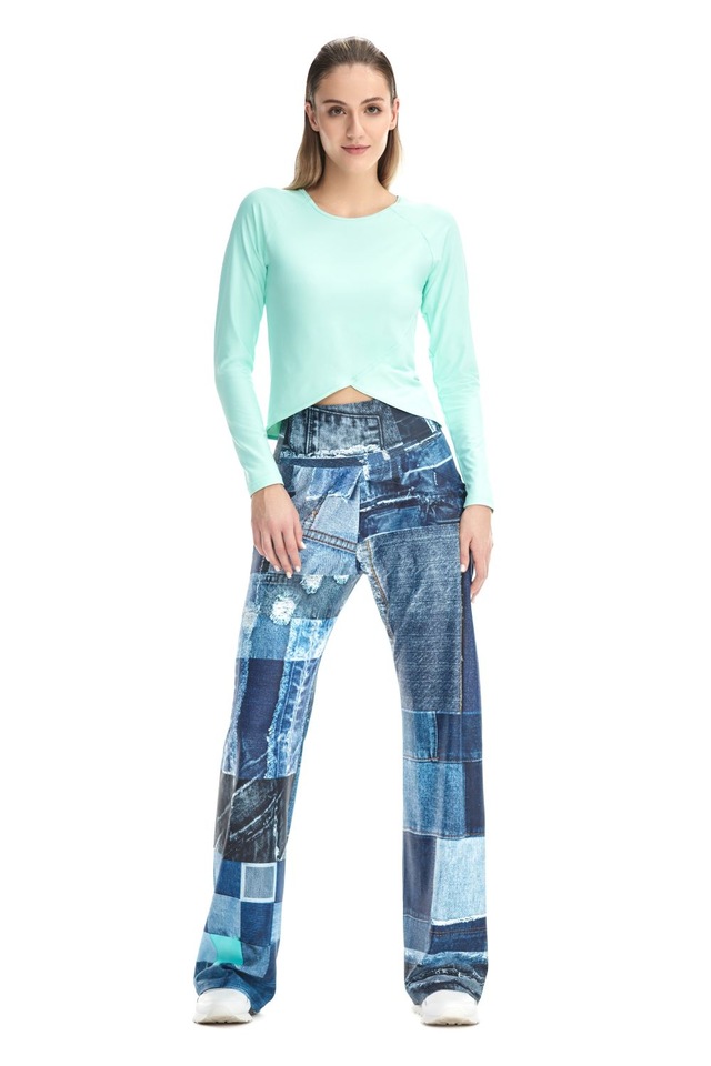 Winshape Langarmshirt »Cropped Functional Light and Soft« Overlap-Applikation