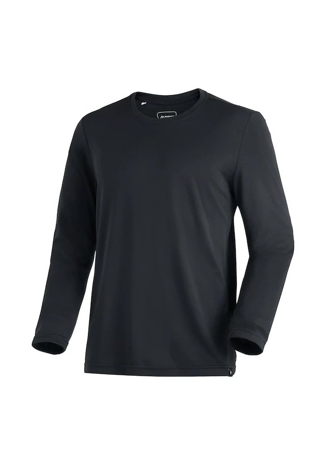 Maier Sports Langarmshirt »MS FAV Long Tee M« atmungsaktives Herren Shirt langarm, Regular Fit