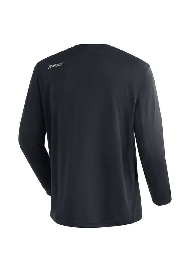 Maier Sports Langarmshirt »MS FAV Long Tee M« atmungsaktives Herren Shirt langarm, Regular Fit