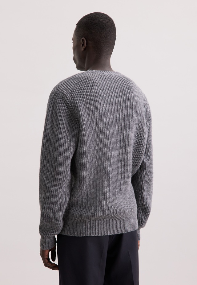 seidensticker Strickpullover »Schwarze Rose« 1/1 Rundhals Uni