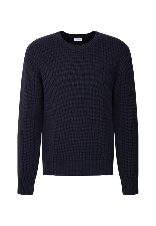 seidensticker Strickpullover »Schwarze Rose« 1/1 Rundhals Uni