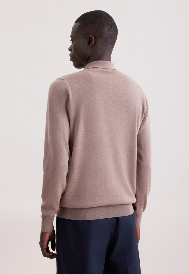 seidensticker Strickpullover »Schwarze Rose« 1/1 Kragen Uni