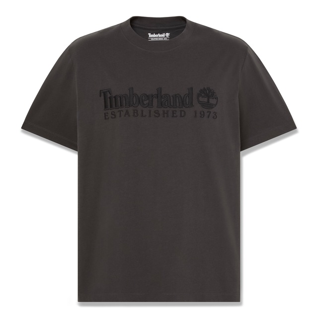 Timberland T-Shirt »ESTABLISHED 1973 - SS Embroidered Tee« Kurzarm, mit Rundhalsausschnitt, aus Baumwolle, normale Schnittform