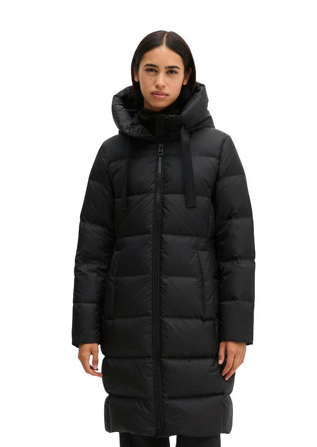 Marc O'Polo Daunenmantel mit 2-Way-Zipper und großer Kapuze - aktuelle HW26-Kollektion