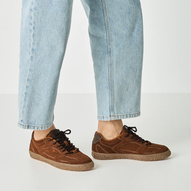 Tamaris Plateausneaker Freizeitschuh, Schnürer, Halbschuh im Retro-Look