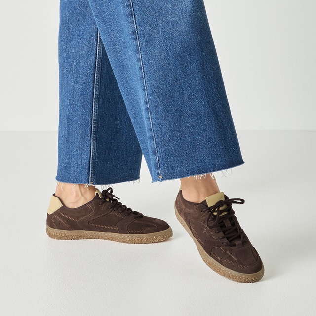 Tamaris Plateausneaker Freizeitschuh, Schnürer, Halbschuh im Retro-Look