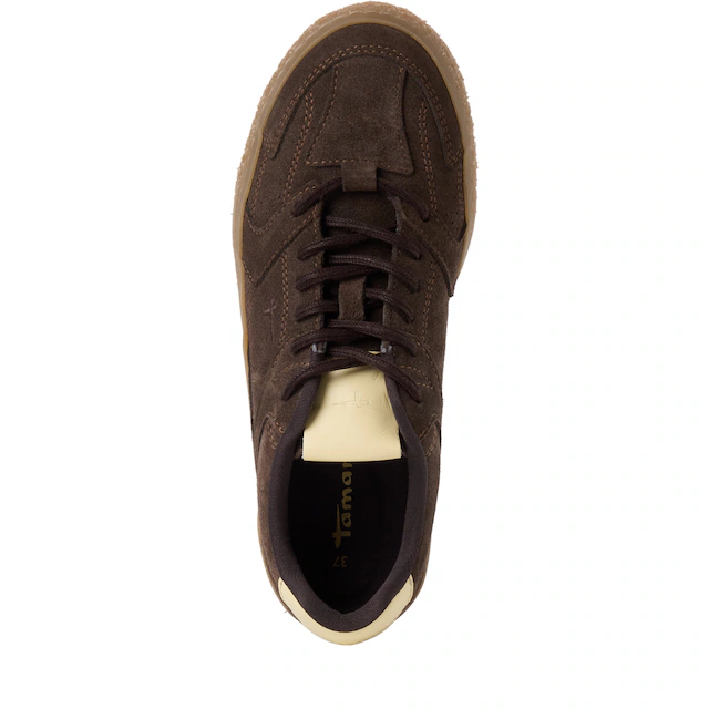Tamaris Plateausneaker Freizeitschuh, Schnürer, Halbschuh im Retro-Look